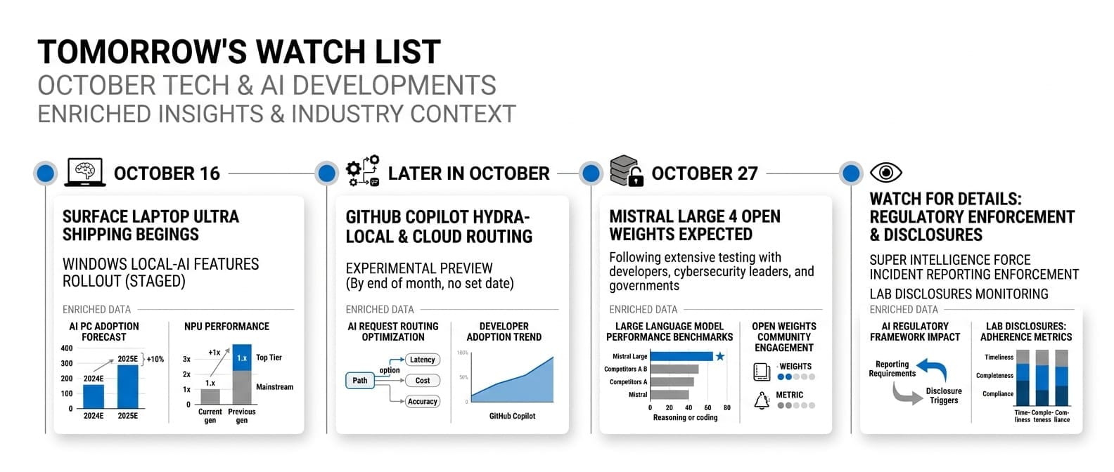 Infographic: Tomorrow's Watch List (GenAI Daily - October 11, 2026)