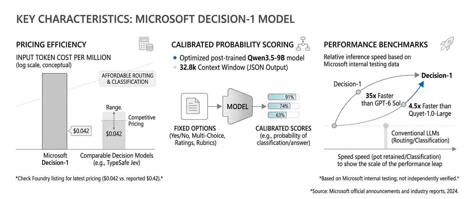 Infographic: Microsoft Ships Decision-1, a Small Model That Scores Fixed Answer Options (GenAI Daily - October 10, 2026)