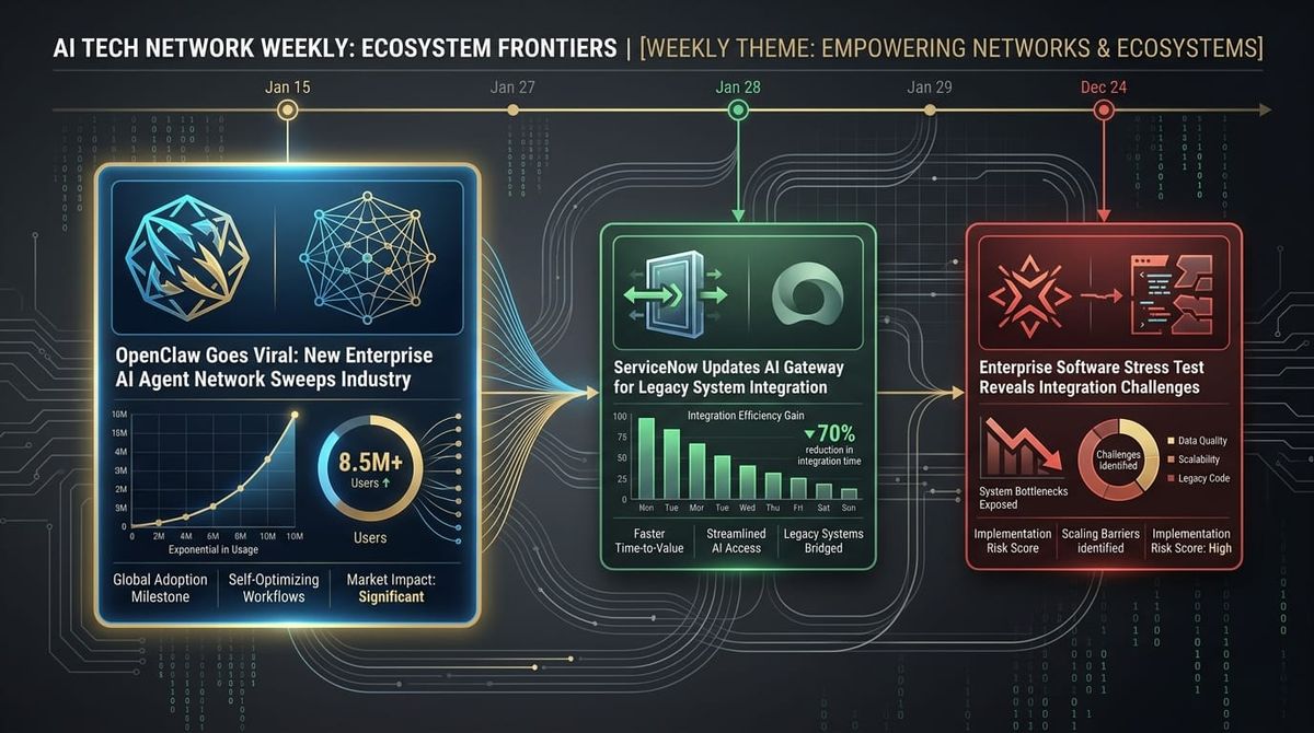 GenAI Daily - March 22, 2026: OpenClaw Goes Viral, ServiceNow Updates AI Gateway, Enterprise Software Stress Test