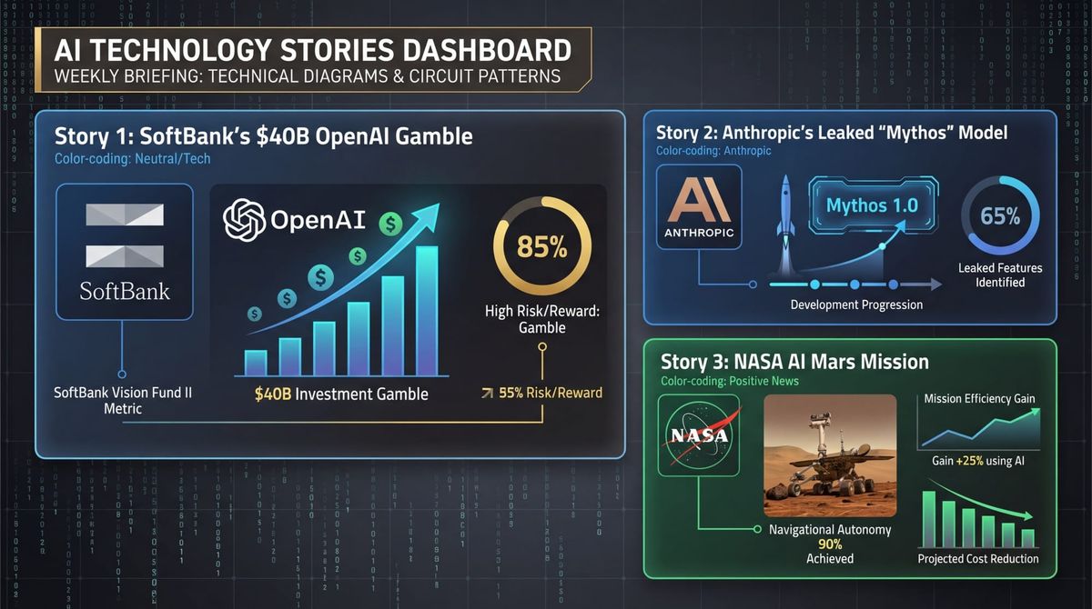 GenAI Daily - March 28, 2026: SoftBank's $40B OpenAI Gamble, Anthropic's Leaked 'Mythos' Model, NASA AI Mars Mission