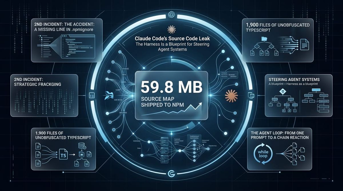 Claude Code's Source Code Leak: The Harness Is a Blueprint for Steering Agent Systems