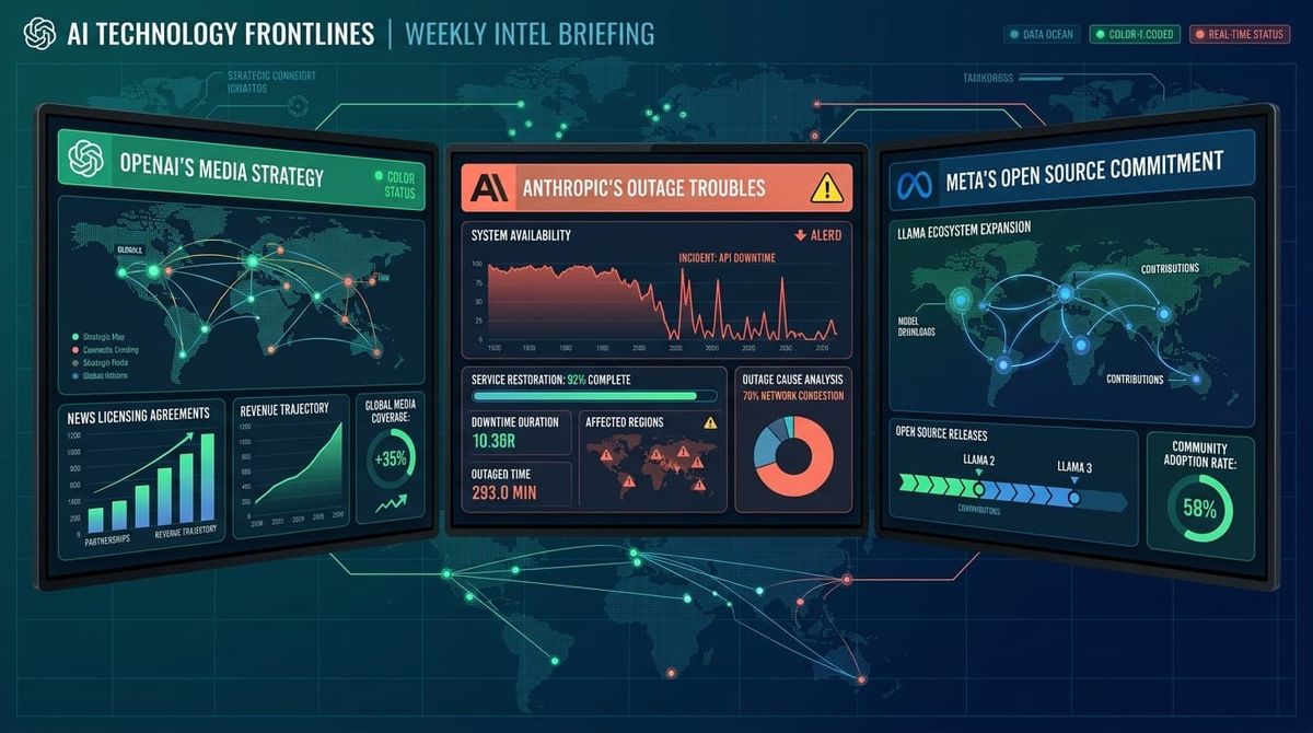 GenAI Daily - April 9, 2026: OpenAI's Media Strategy, Anthropic's Outage Troubles, Meta's Open Source Commitment