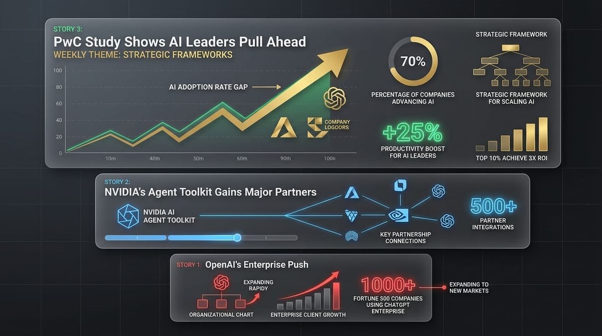 GenAI Daily - April 14, 2026: OpenAI's Enterprise Push, NVIDIA's Agent Toolkit Gains Major Partners, PwC Study Shows AI Leaders Pull Ahead