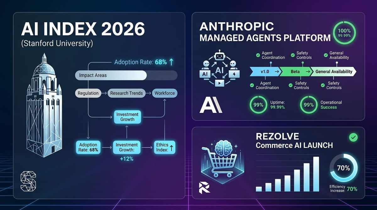 GenAI Daily - April 15, 2026: Stanford's AI Index 2026, Anthropic's Managed Agents Platform, Rezolve's Commerce AI Launch