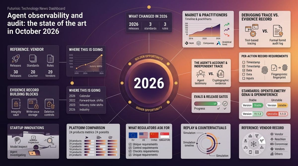 Agent observability and audit: the state of the art in October 2026