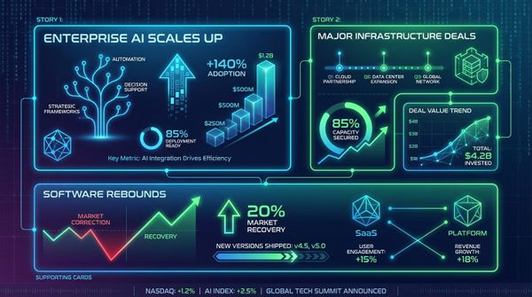 GenAI Daily - February 27, 2026: Enterprise AI Tools Scale Up, Major Infrastructure Deals, Software Rebounds