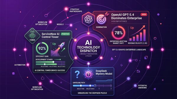 GenAI Daily - March 18, 2026: DeepSeek Mystery Model, ServiceNow AI Control Tower, OpenAI GPT-5.4 Dominates Enterprise