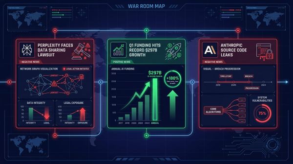 GenAI Daily - April 2, 2026: Perplexity Faces Data Sharing Lawsuit, Q1 Funding Hits Record $297B, Anthropic Source Code Leaks