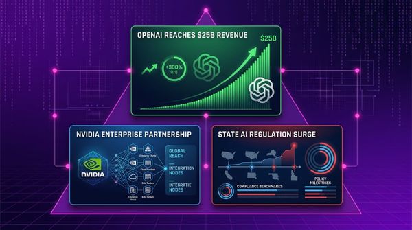 GenAI Daily - April 3, 2026: OpenAI Reaches $25B Revenue, NVIDIA Enterprise Partnership, State AI Regulation Surge