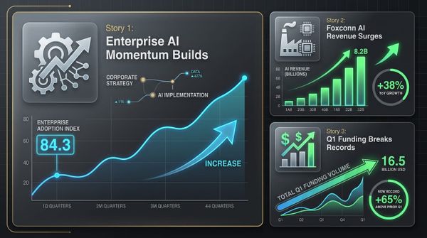 GenAI Daily - April 7, 2026: Enterprise AI Momentum Builds, Foxconn AI Revenue Surges, Q1 Funding Breaks Records
