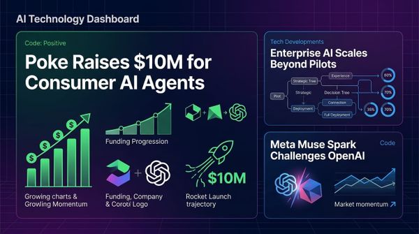 GenAI Daily - April 13, 2026: Poke Raises $10M for Consumer AI Agents, Enterprise AI Scales Beyond Pilots, Meta Muse Spark Challenges OpenAI