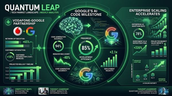 GenAI Daily - April 23, 2026: Google's AI Code Milestone, Vodafone-Google Partnership, Enterprise Scaling Accelerates