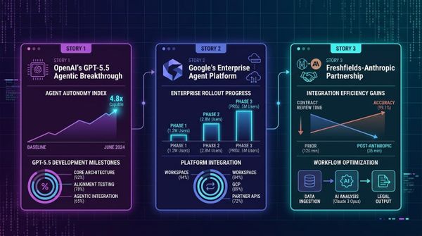 GenAI Daily - April 24, 2026: OpenAI's GPT-5.5 Agentic Breakthrough, Google's Enterprise Agent Platform, Freshfields-Anthropic Partnership