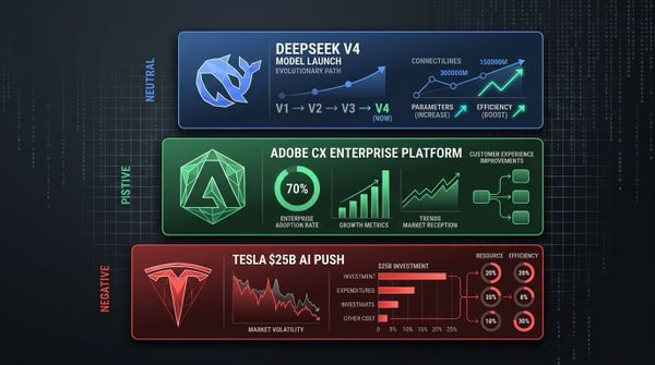 GenAI Daily - April 25, 2026: DeepSeek V4 Model Launch, Adobe CX Enterprise Platform, Tesla's $25B AI Push