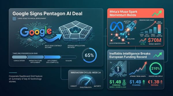 GenAI Daily - April 29, 2026: Google Signs Pentagon AI Deal, Meta's Muse Spark Momentum Builds, Ineffable Intelligence Breaks European Funding Record