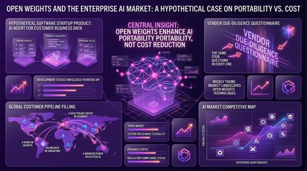 Open weights don't make enterprise AI cheaper. They make it portable.