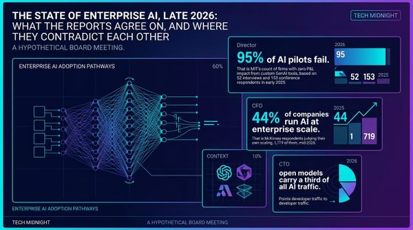 The state of enterprise AI, late 2026: what the reports agree on, and where they contradict each other