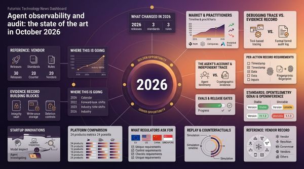 Agent observability and audit: the state of the art in October 2026