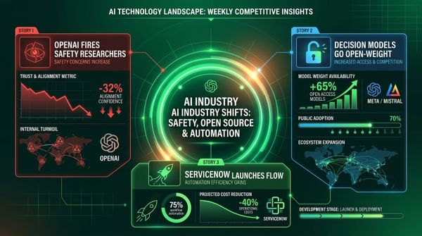 GenAI Daily - October 3, 2026: OpenAI Fires Safety Researchers, Decision Models Go Open-Weight, ServiceNow Launches Flow