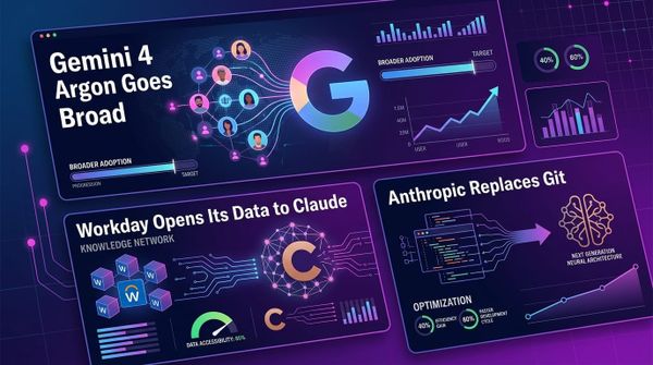 GenAI Daily - October 14, 2026: Gemini 4 Argon Goes Broad, Workday Opens Its Data to Claude, Anthropic Replaces Git
