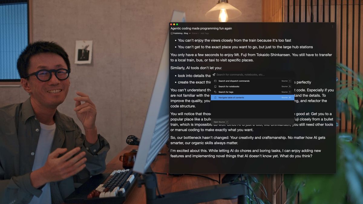 Agentic coding made programming fun again