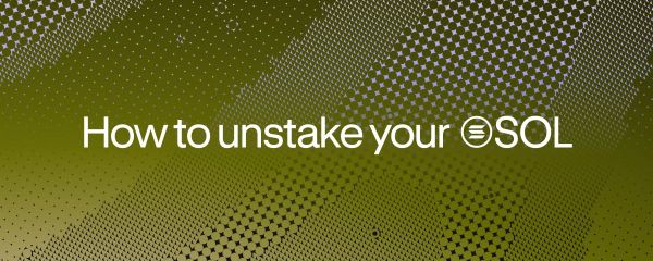 How to unstake your SOL on Tramplin?