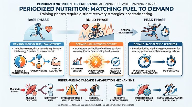 Entry #008: Periodized nutrition plans aligned with training phases for better recovery