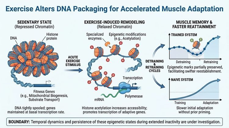 Snippet #022: Exercise Alters DNA Packaging to Accelerate Future Muscle Adaptation