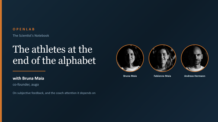 The athletes at the end of the alphabet