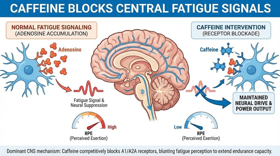 Snippet #012: Blocking Central Fatigue Signals to Extend Endurance Capacity