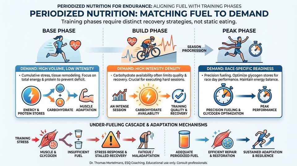Entry #008: Periodized nutrition plans aligned with training phases for better recovery