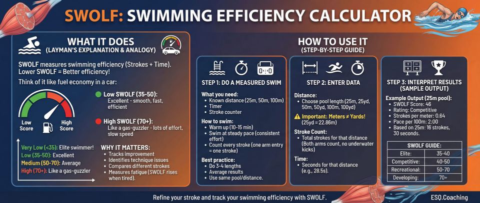 SWOLF Calculator