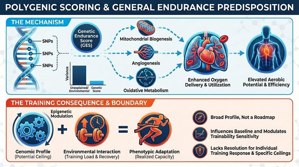 Snippet #017: Polygenic Scoring Identifies General Endurance Predisposition