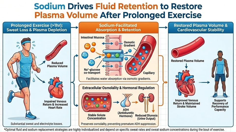 Snippet #021: Sodium drives fluid retention to restore plasma volume