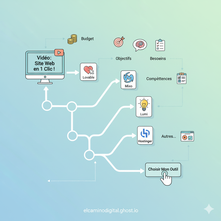 Trouvez l'outil IA parfait pour créer votre site web en 1 clic.