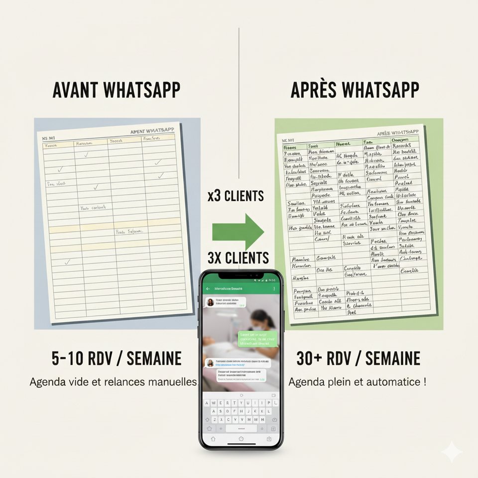 WhatsApp Business : comment Veronique a rempli son carnet de rendez vous de son Institut de Beauté