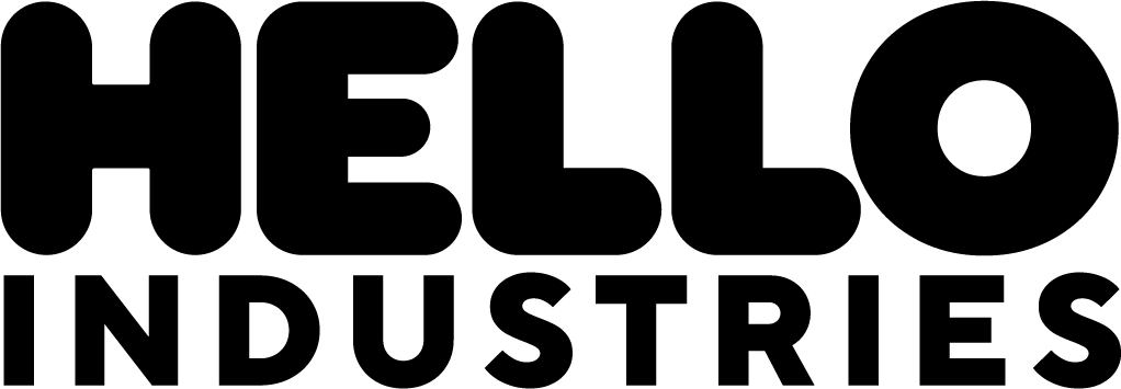 wordmark for Hello Industries LLC