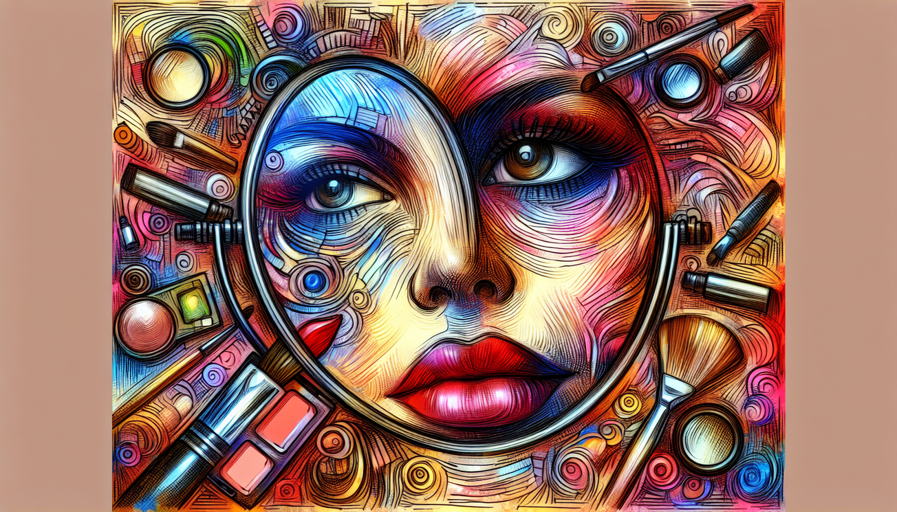Le Maquillage et le Miroir de l'Âme: Une Exploration Psychanalytique
