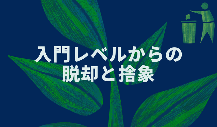 入門レベルからの脱却と捨象
