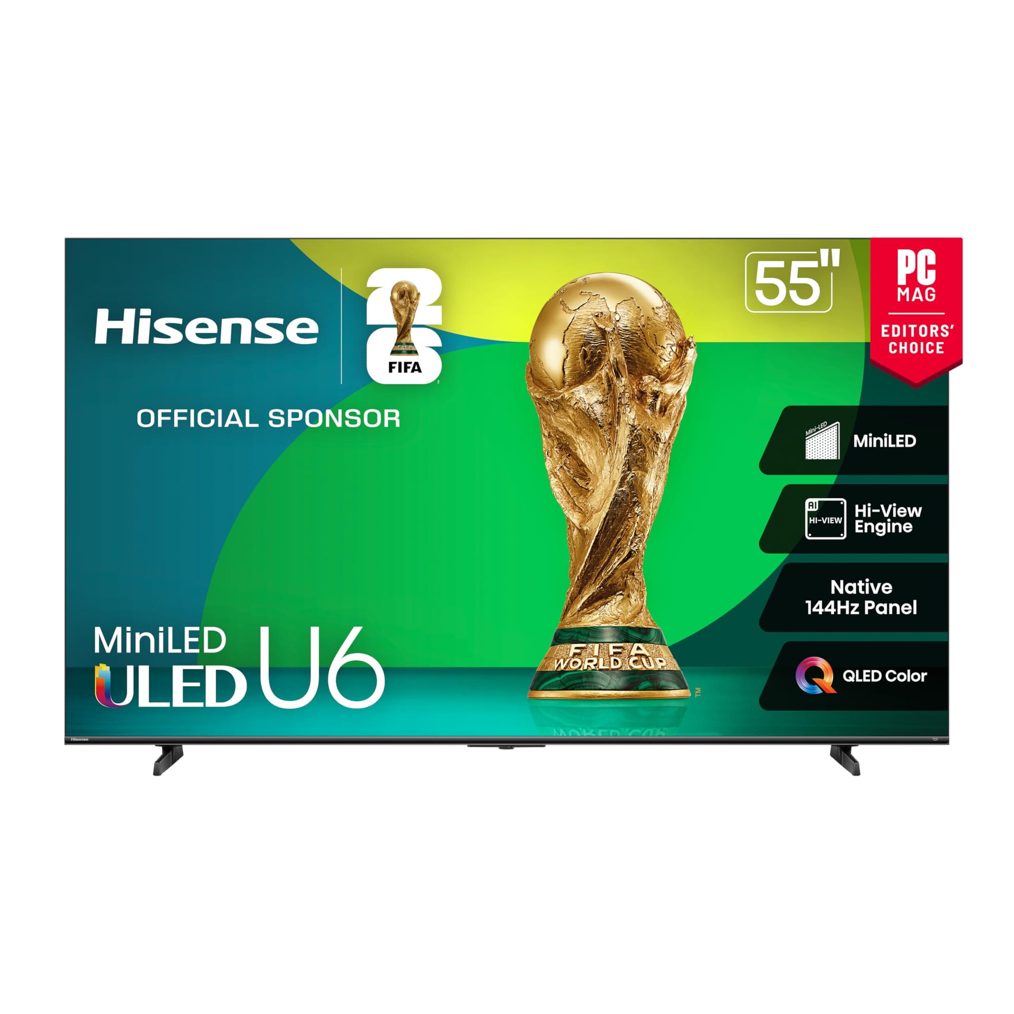 Hisense 55-inch U6 Mini-LED 4K Fire TV