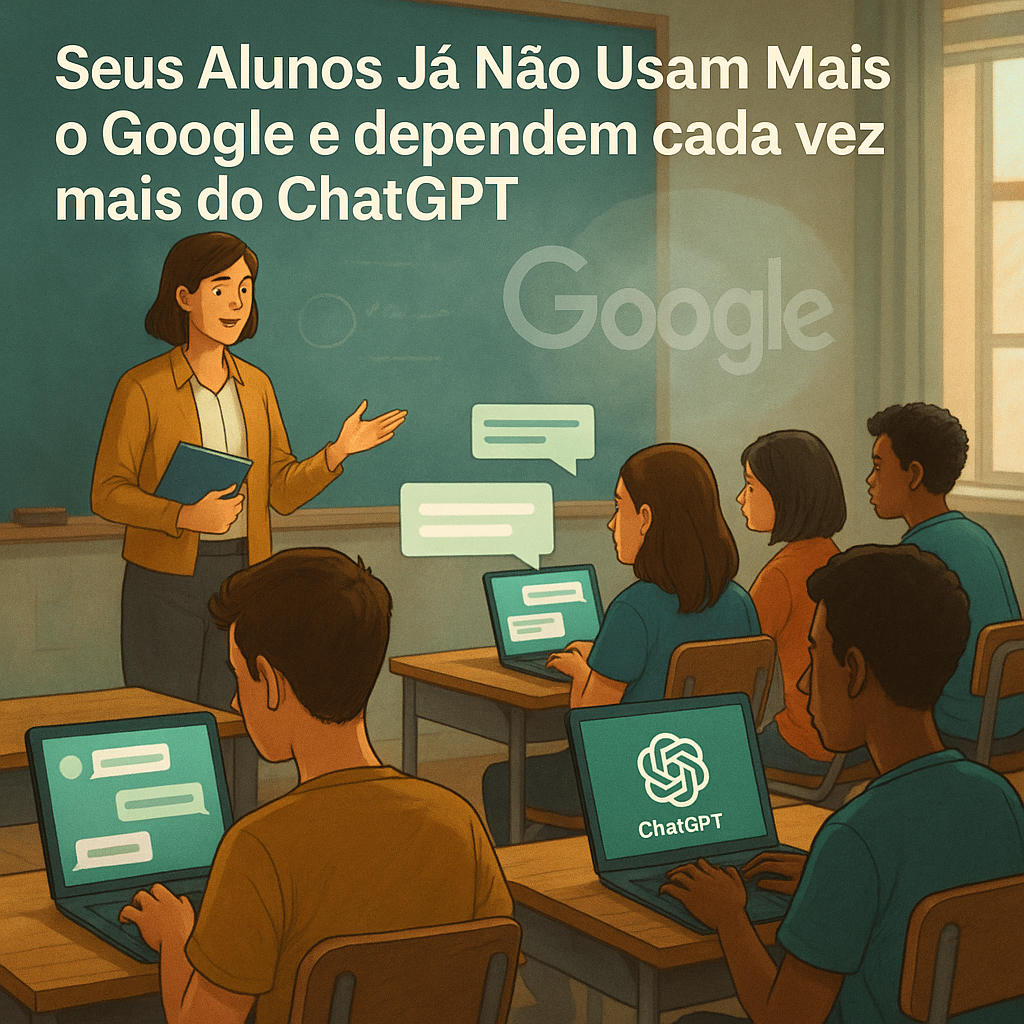 Seus Alunos Já Não Usam Mais o Google e dependem cada vez mais do ChatGPT