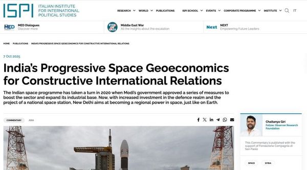 India’s Progressive Space Geoeconomics for Constructive International Relations