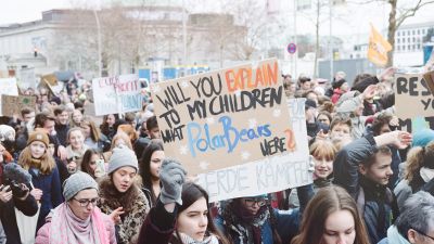 The kids are alright: Ecosia auf dem Klima-Streik
