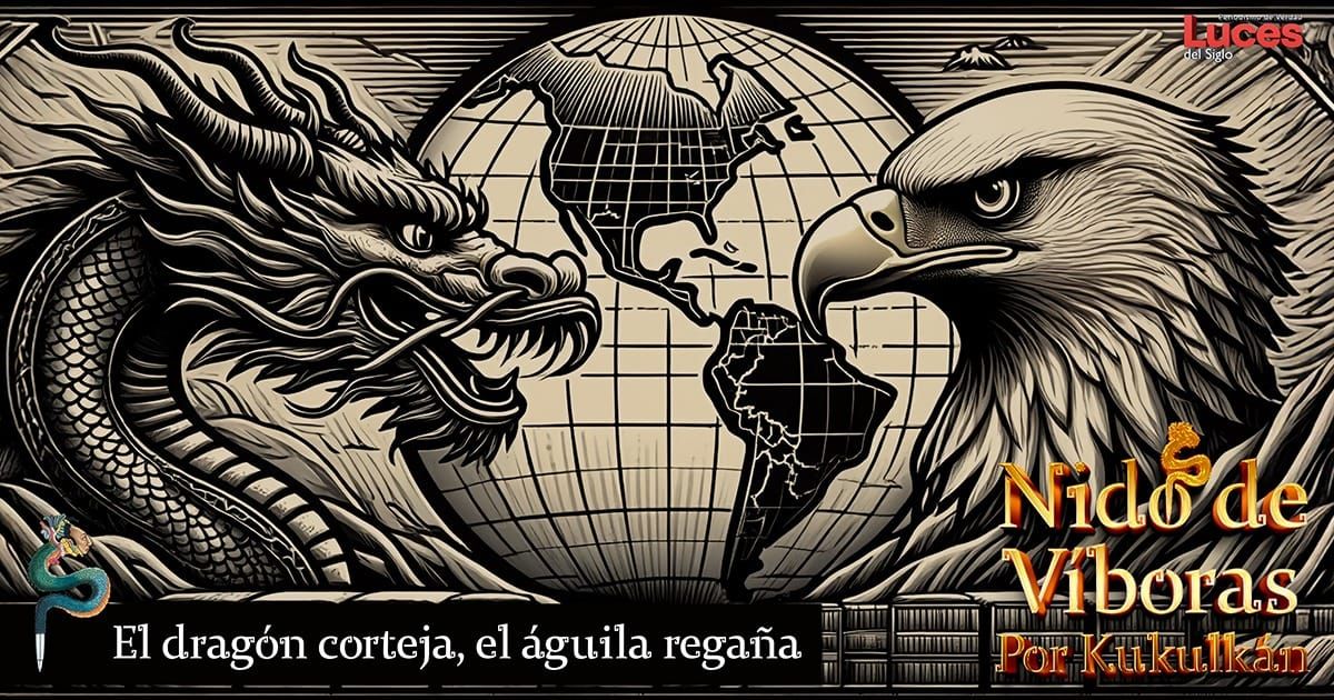 El dragón corteja, el águila regaña