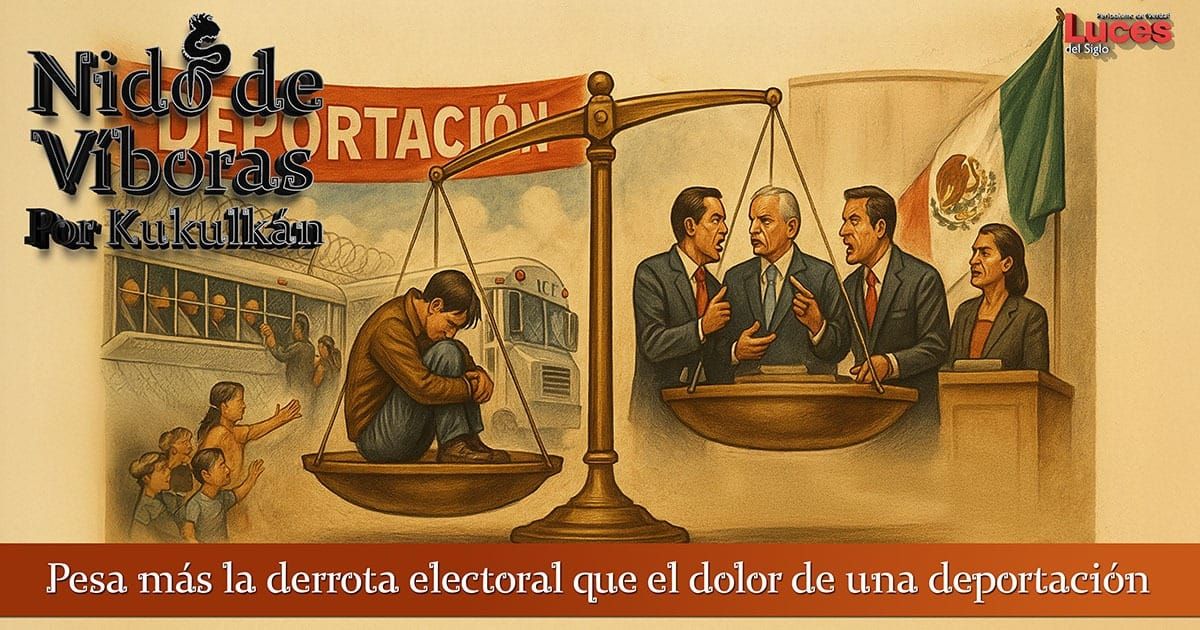 Pesa más la derrota electoral que el dolor de una deportación