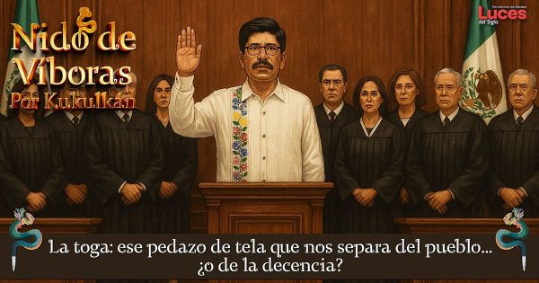 La toga: ese pedazo de tela que nos separa del pueblo... ¿o de la decencia?