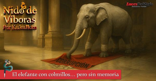 El elefante con colmillos… pero sin memoria