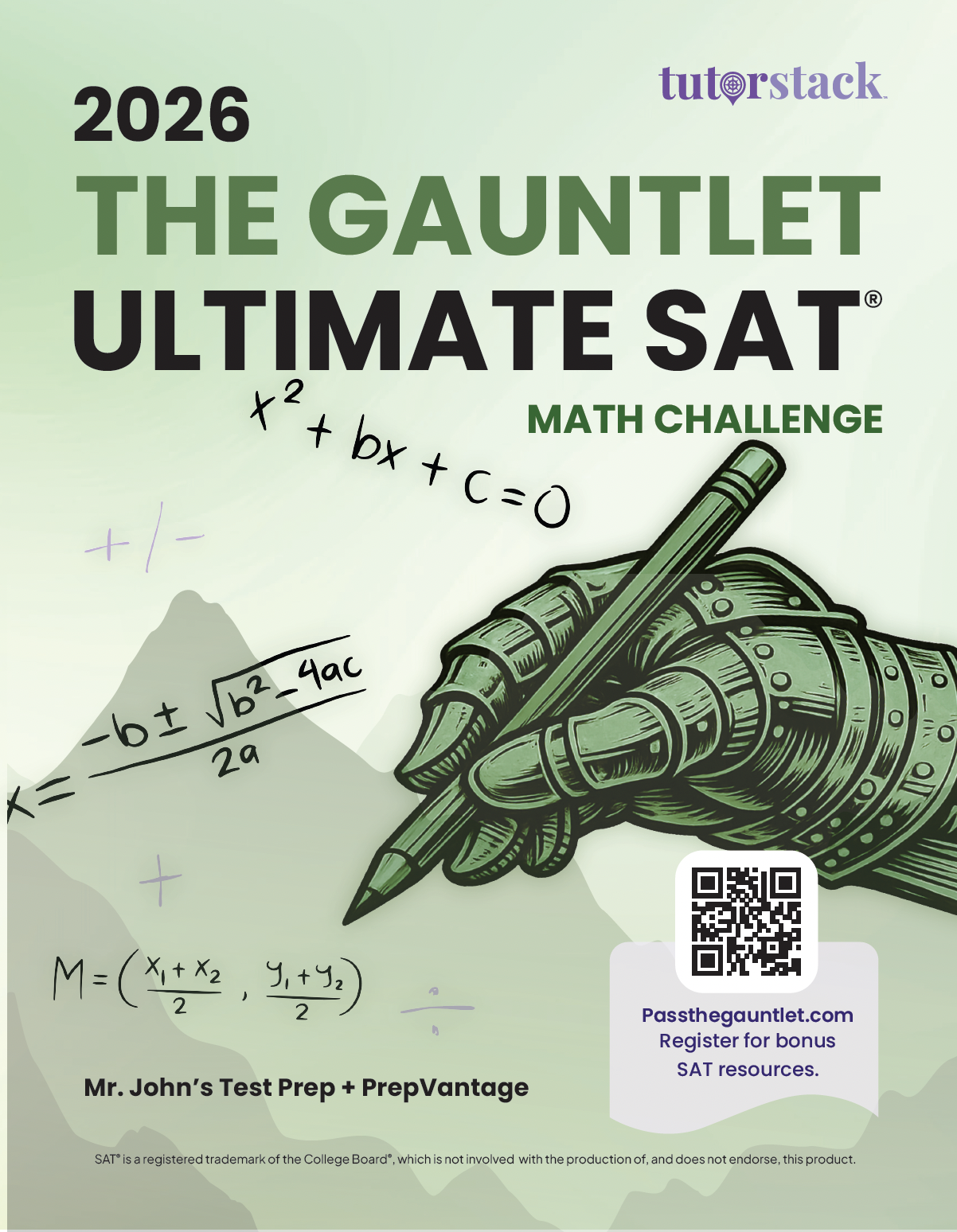 The Gauntlet SAT Math Challenge — book cover