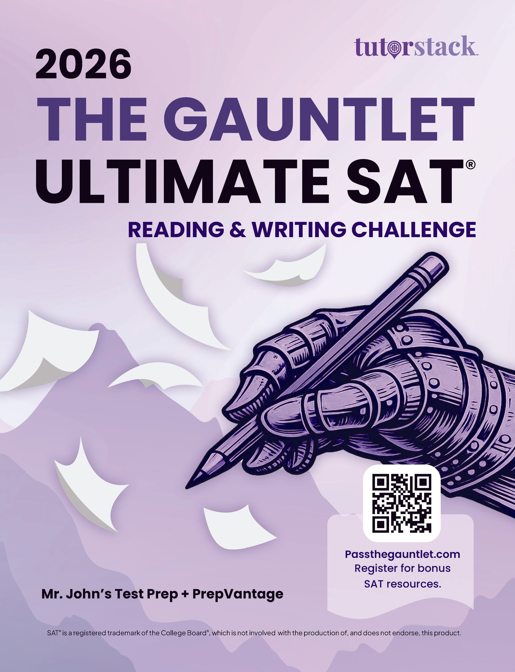 The Gauntlet SAT Reading and Writing Challenge — book cover