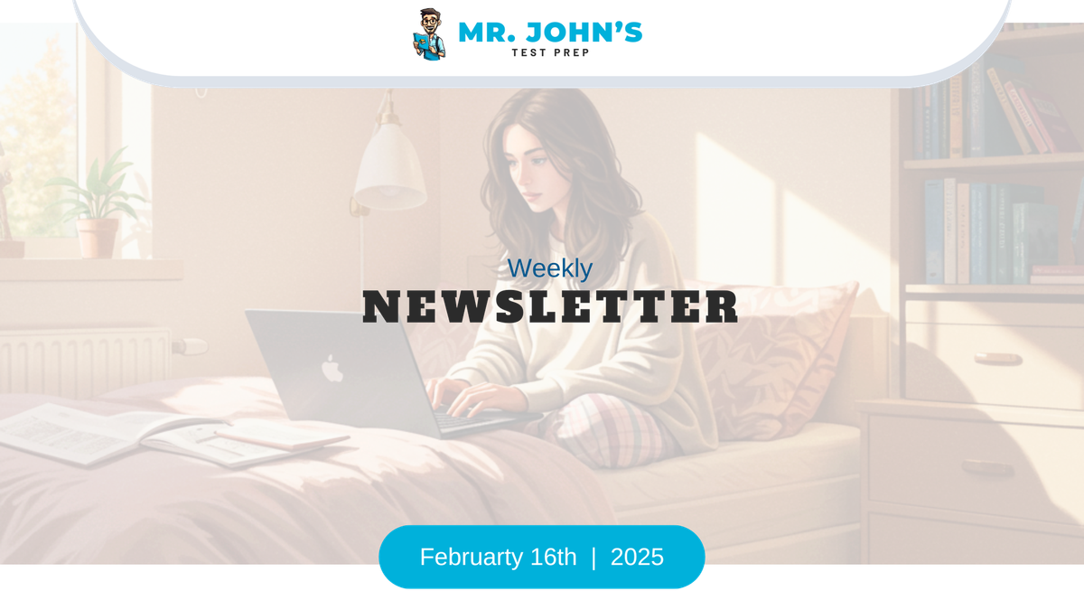 📑 Three weeks until the March SAT! 📑